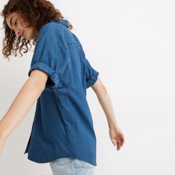 Madewell Denim Chronicle Shirt Size M - Picture 7 of 8
